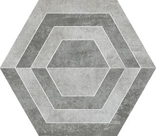 Paradyż Scratch Grys Heksagon A