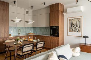 85 – metrowy apartament w stylu modern vintage