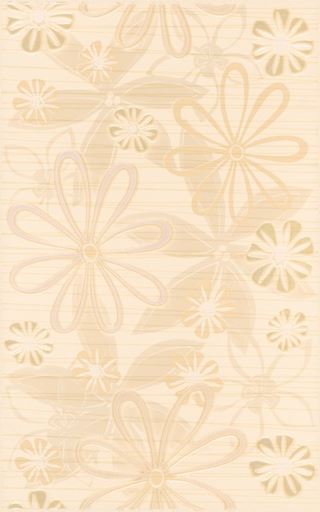 Cersanit Euforia Bbeige Inserto Flower 1 WD137-015