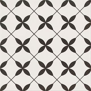 Opoczno Patchwork Clover Black Pattern OP867-002-1