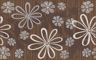 Cersanit Euforia Brown Inserto Flower 1 WD137-016