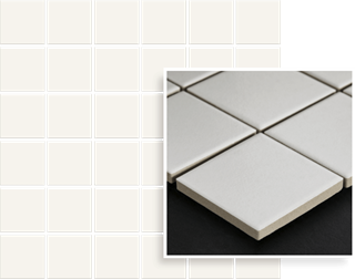 Paradyż Albir Bianco Mozaika Prasowana K.4,8X4,8
