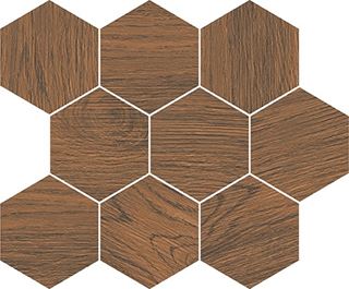 Cersanit Finwood Ochra Mosaic Hexagon WD565-003