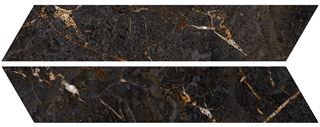 Azario Chevron Marquina Gold Mat