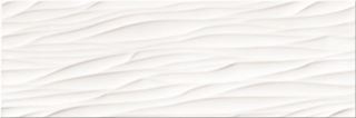 Opoczno Structure Pattern White Wave Structure OP365-006-1