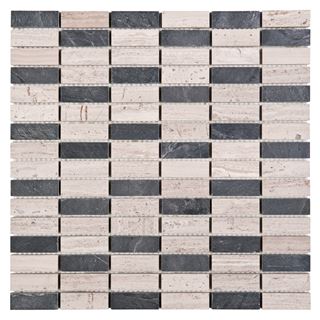 Dunin Woodstone Grey block mix 48