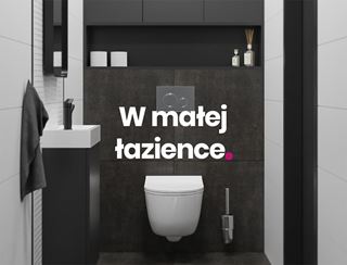 W małej łazience