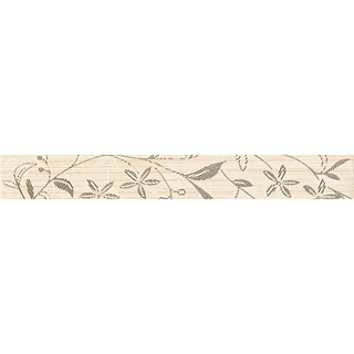 Cersanit Tanaka Cream Border Flower WD798-014