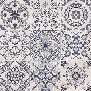 Cersanit Primero Patchwork Blue Lappato rect NT1060-038-1