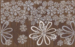 Cersanit Euforia Brown Inserto Flower 3 WD137-039