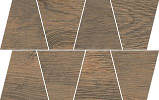 Opoczno Rustic Brown Mozaic Trapeze OD498-086