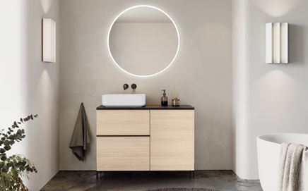 Jasna łazienka w minimalistycznej aranżacji