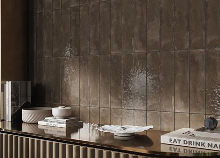 Brązowe kafelki z kolekcji Cerrad Palette