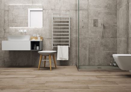 Betonowy minimalizm w łazience