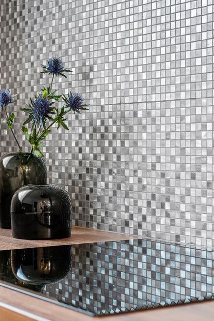 Detal metalowej mozaiki Dunin Metallic