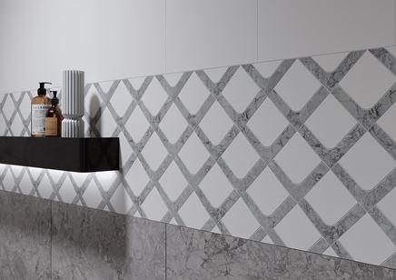 Mozaika ścienna z kamiennymi akcentami Opoczno Tilian