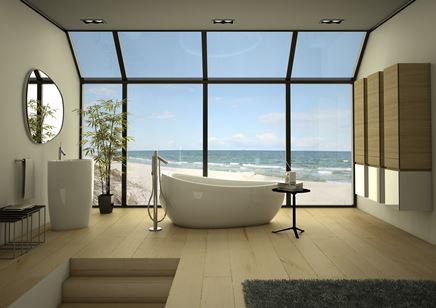 Aranżacja nowoczesnej łazienki z ceramiką wolnostojącą