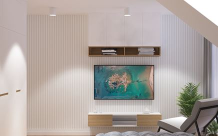 Tapeta na ścianie telewizyjnej 