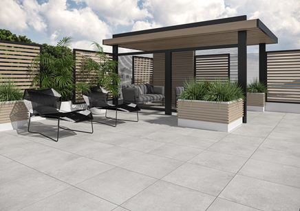 Nowoczesny taras w apartamencie