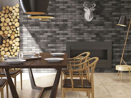 Aranżacja jadalni z Cerrad Retro Brick