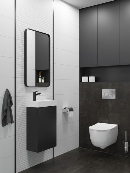 Czarno-biała toaleta Vijo Kerston