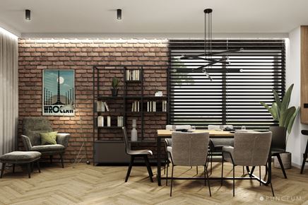 Jadalnia w stylu loftowym