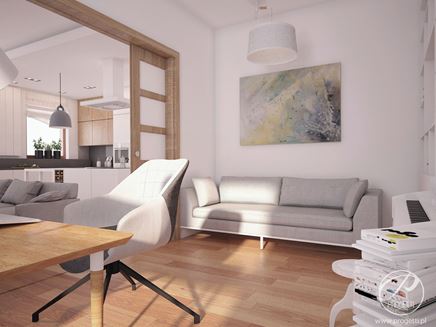 Gabinet w domu - kanapa do czytania