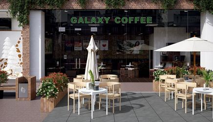 Aranżacja ogródka kawiarnianego