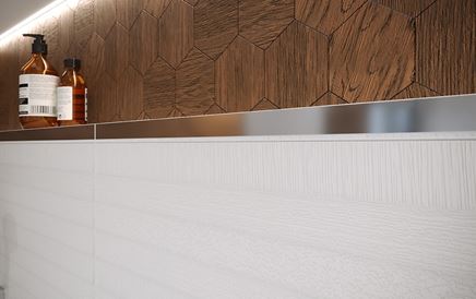 Detal płytki ściennej i mozaiki Cersanit Lovely White