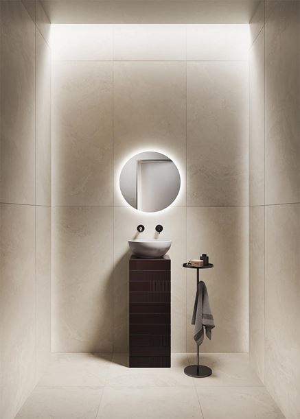 Jasna łazienka w minimalistycznym stylu