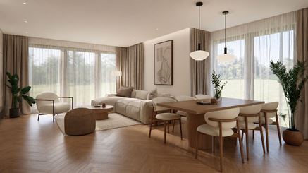 Spokój zaklęty w naturze. 140-metrowy dom w stylu Organic Modern