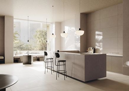 Jasna kawiarnia w minimalistycznym stylu