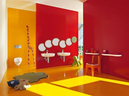 Kolorowa łazienka dla dzieci