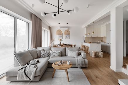 Dom czteroosobowej rodziny nad zalewem