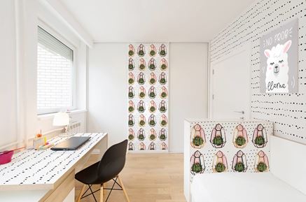 Zabawna fototapeta od Pixers w pokoju nastolatki