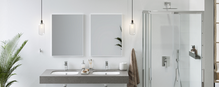 Zestaw prysznicowo-wannowy podtynkowy 3F z baterią chrom Excellent Keria