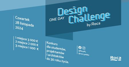 Konkurs „Roca One Day Design Challenge” 2024 