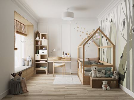 Ściany w pokoju dziecięcym - aranżacje i inspiracje