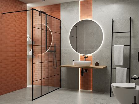 Łazienka z kabiną walk-in
