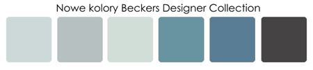 6 nowych kolorów w palecie Beckers Designer Collection - Domni.pl