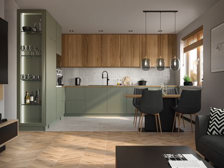 Kuchnia w kolorze zielonym - inspiracje i pomysły