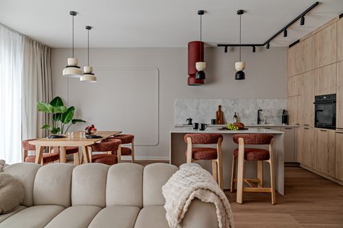 Minimalistyczne wnętrza z charakterem na warszawskiej Woli 