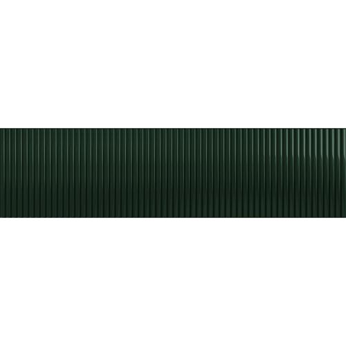 Tubądzin Groove Green 1 STR Gloss