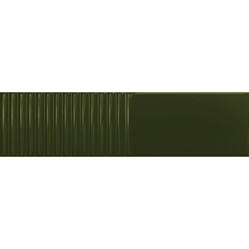 Tubądzin Groove Olive 2 STR Gloss