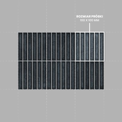 próbka mozaiki Paradyż Monpelli Navy gładka połysk