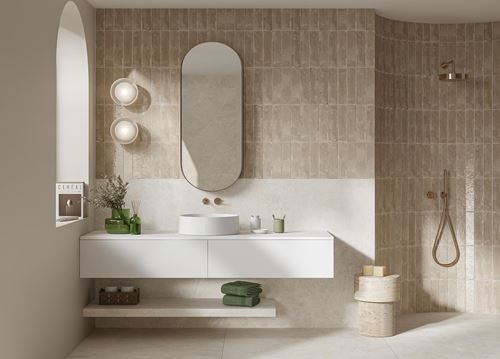 Kaszmirowa łazienka - pomysły na wnętrze pełne harmonii