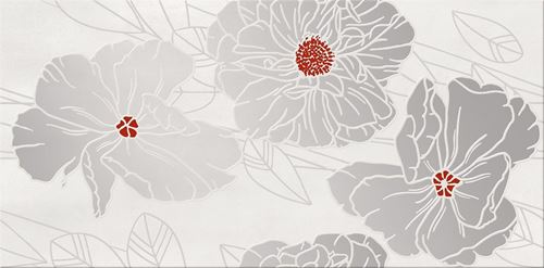 Cersanit Grissa Grey Inserto Flower OD692-002