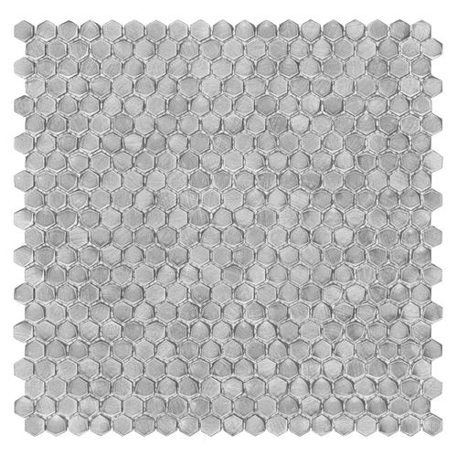 Dunin Metallic Allumi Silver Hexagon 14