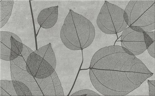 Cersanit Lussi Light Grey Inserto Leaf A WD439-001