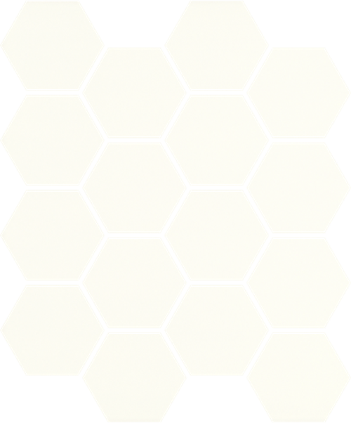 Paradyż Uniwersalna Mozaika Prasowana Bianco Paradyż Hexagon